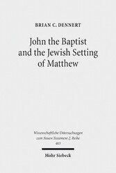 John the Baptist and the Jewish Setting of Matthew