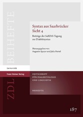 Syntax aus Saarbrücker Sicht 4