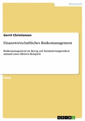 Finanzwirtschaftliches Risikomanagement