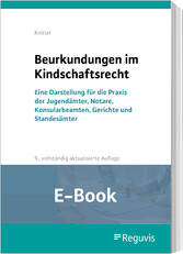 Beurkundungen im Kindschaftsrecht (E-Book)