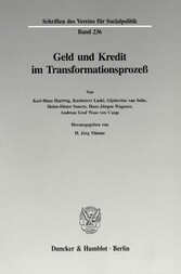 Geld und Kredit im Transformationsprozeß.