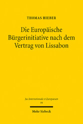 Die Europäische Bürgerinitiative nach dem Vertrag von Lissabon