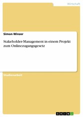 Stakeholder-Management in einem Projekt zum Onlinezugangsgesetz