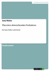 Theorien abweichenden Verhaltens