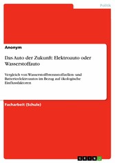 Das Auto der Zukunft: Elektroauto oder Wasserstoffauto