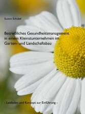 Betriebliches Gesundheitsmanagement in einem Kleinstunternehmen im Garten- und Landschaftsbau