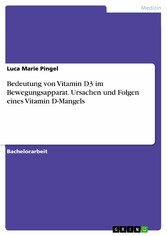 Bedeutung von Vitamin D3 im Bewegungsapparat. Ursachen und Folgen eines Vitamin D-Mangels