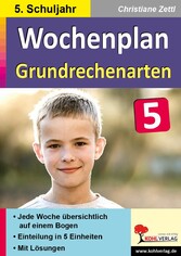 Wochenplan Grundrechenarten / Klasse 5