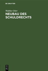 Neubau des Schuldrechts