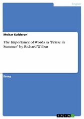 The Importance of Words in 'Praise in Summer' by Richard Wilbur