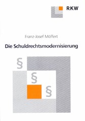 Die Schuldrechtsmodernisierung.