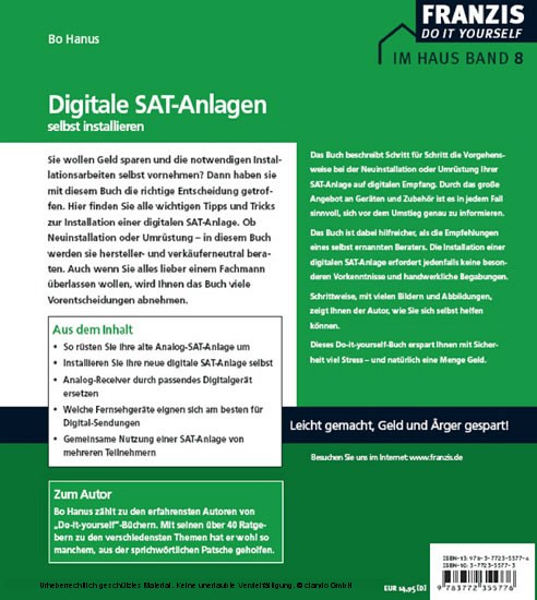 Digitale SAT-Anlagen selbst installieren