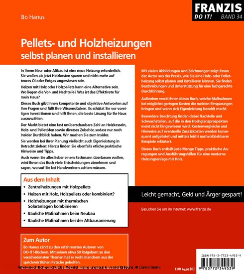 Pellets- und Holzheizungen selbst planen und installieren