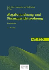 Abgabenordnung und Finanzgerichtsordnung