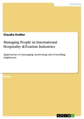 Managing People in International Hospitality &Tourism Industries