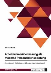 Arbeitnehmerüberlassung als moderne Personaldienstleistung. Anwendbarkeit, Möglichkeiten und Grenzen in der Sozialwirtschaft