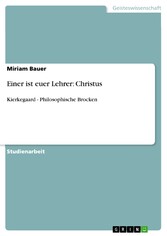 Einer ist euer Lehrer: Christus