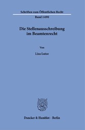 Die Stellenausschreibung im Beamtenrecht.