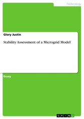 Stability Assessment of a Microgrid Model