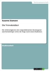 Die Vorsokratiker