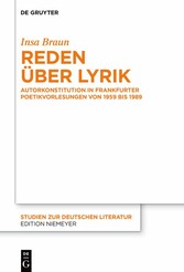 Reden über Lyrik