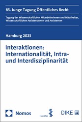 Interaktionen: Internationalität, Intra- und Interdisziplinarität