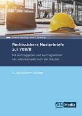 Rechtssichere Musterbriefe zur VOB/B