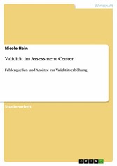 Validität im Assessment Center