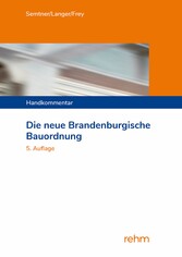 Die neue Brandenburgische Bauordnung