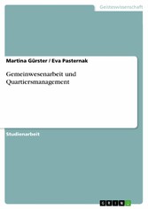 Gemeinwesenarbeit und Quartiersmanagement