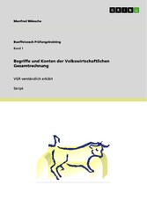 Begriffe und Konten der Volkswirtschaftlichen Gesamtrechnung