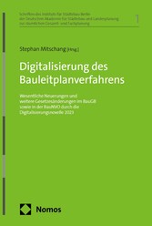 Digitalisierung des Bauleitplanverfahrens