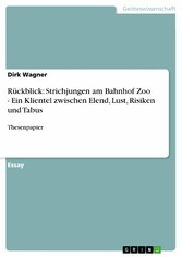 Rückblick: Strichjungen am Bahnhof Zoo - Ein Klientel zwischen Elend, Lust, Risiken und Tabus