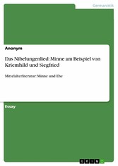 Das Nibelungenlied: Minne am Beispiel von Kriemhild und Siegfried