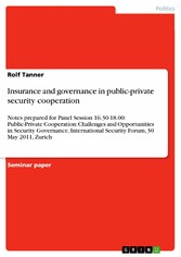 Insurance and governance in public-private security cooperation