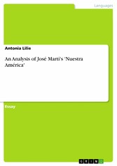 An Analysis of José Martí's 'Nuestra América'