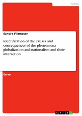 Identification of the causes and consequences of the phenomena globalization and nationalism and their interaction