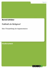 Fußball als Religion?