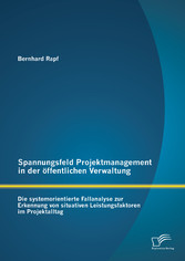 Spannungsfeld Projektmanagement in der öffentlichen Verwaltung: Die systemorientierte Fallanalyse zur Erkennung von situativen Leistungsfaktoren im Projektalltag