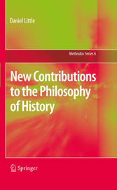 New Contributions to the Philosophy of History