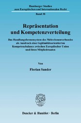 Repräsentation und Kompetenzverteilung.