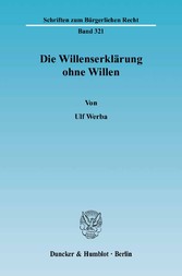 Die Willenserklärung ohne Willen.