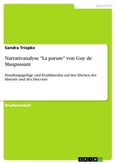 Narrativanalyse 'La parure' von Guy de Maupassant