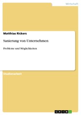 Sanierung von Unternehmen