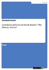 Loneliness and Love in Nicole Krauss' 'The History of Love'