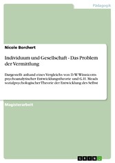 Individuum und Gesellschaft - Das Problem der Vermittlung