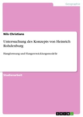 Untersuchung des Konzepts von Heinrich Rohdenburg