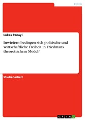 Inwiefern bedingen sich politische und wirtschaftliche Freiheit in Friedmans theoretischem Model?