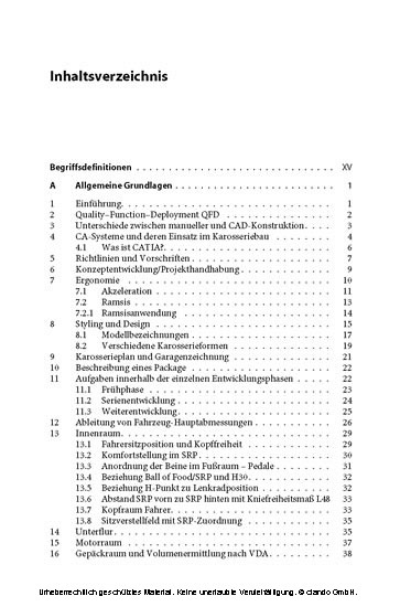 Konstruieren von Pkw-Karosserien