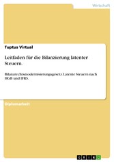 Leitfaden für die Bilanzierung latenter Steuern.